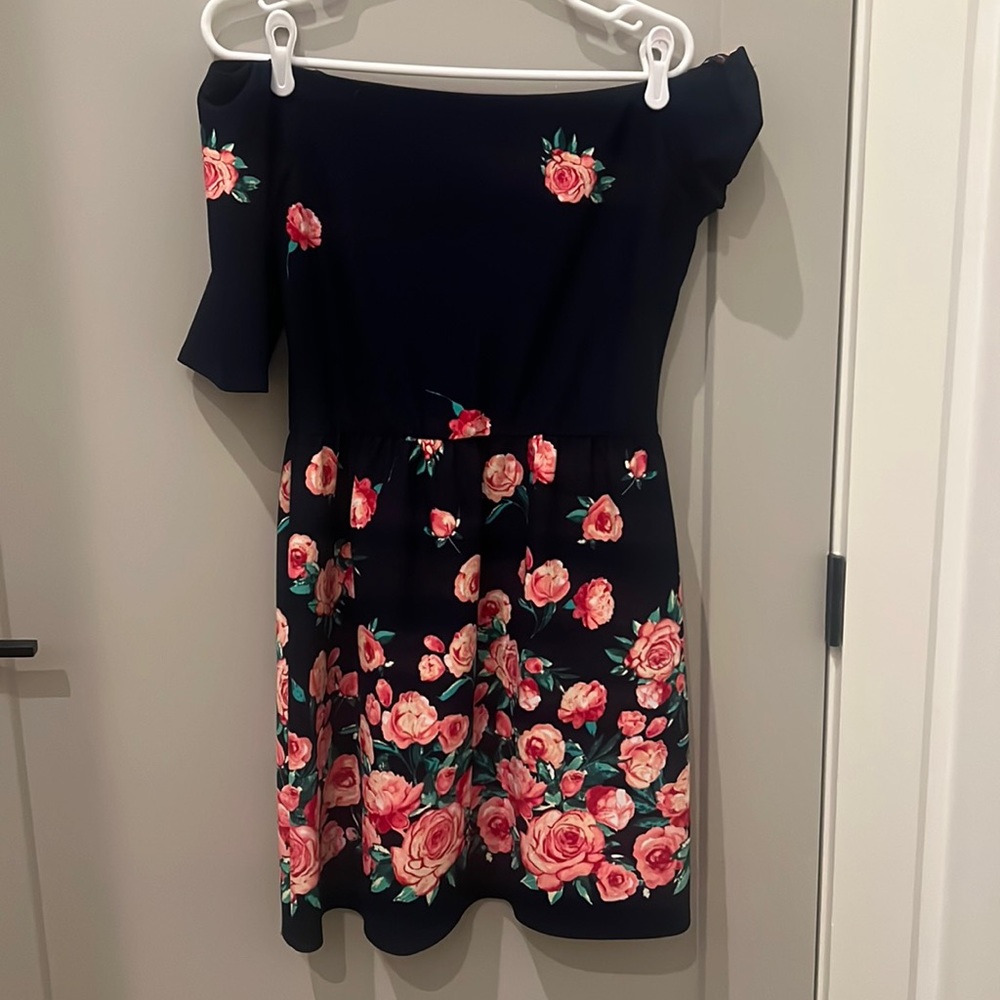 Flower Off Shoulder Dress